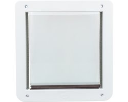 Trixie - 2-Weg Hondenluik - Wit - M-XL - 39X45 cm