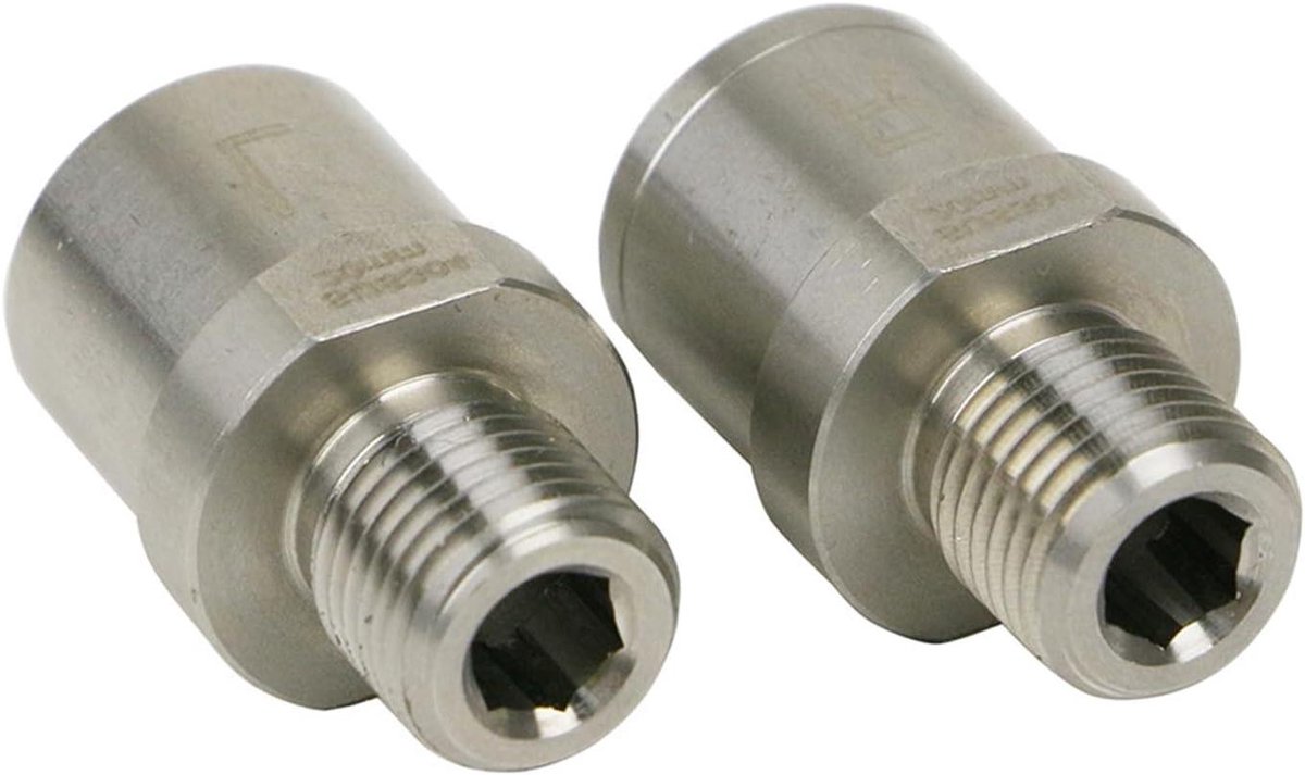 Fiets Pedaal Verlengstukken - Fietspedalen Extenders - Comfortabel Fietsen - 20mm Verhoging - 1 Paar - Metaal