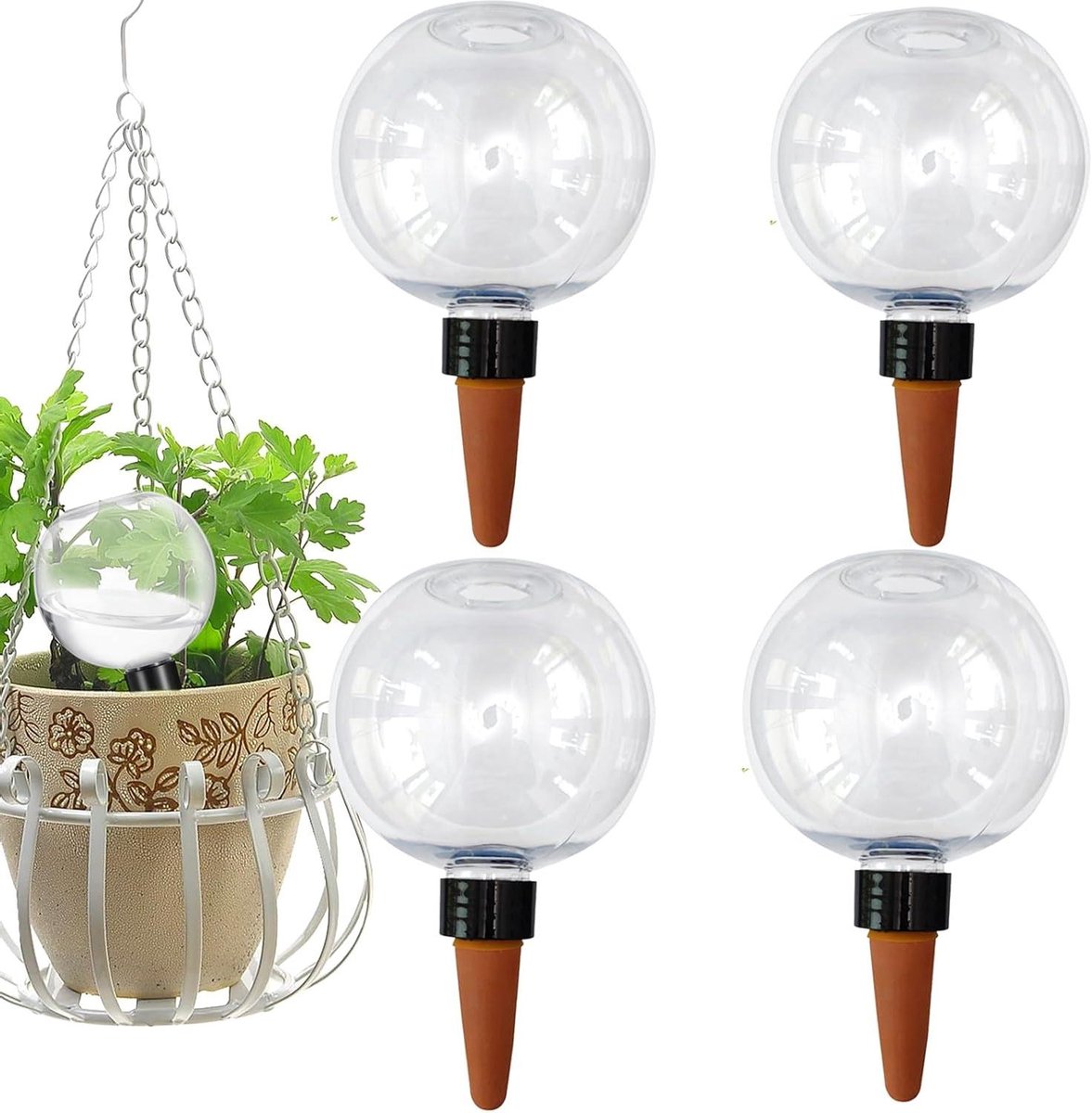 Automatische Planten Watergevers - Waterbollen Planten - Planten Water Geven - Langzame Waterafgifte - 500ml - Transparant