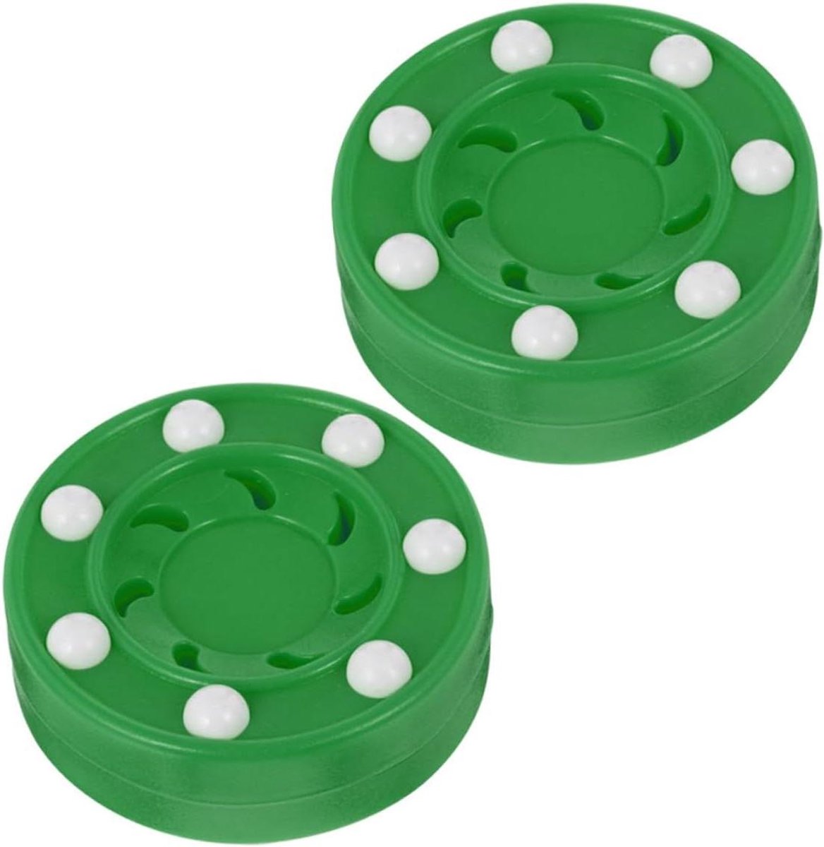 Sport Pucks - Trainingsballen - Sport Training - Hoge Hardheid - 7.5 cm - Groen