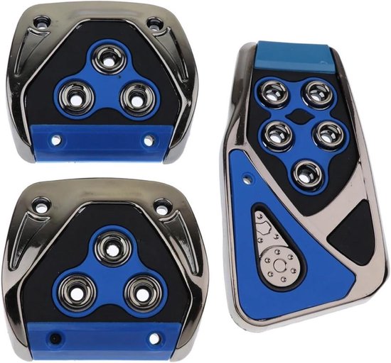 Auto Pedaal Covers - Antislip Pedalen - Verbeter Rijervaring - Universele Pasvorm - 3 Stuks - Metaal — afbeelding 5