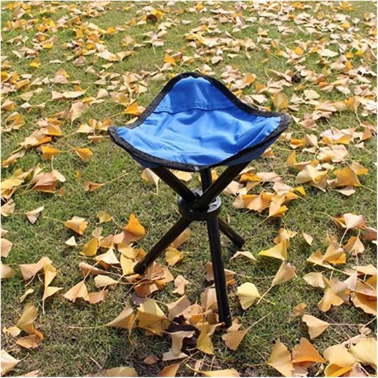 Groene opvouwbare campingkruk/visserskruk - 38 cm - kampeerspullen - camping benodigdheden — afbeelding 2