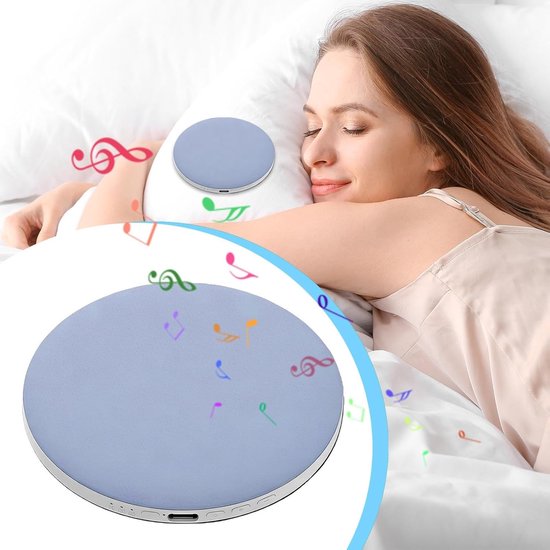 Onder kussen luidspreker - Geluid machine - Slaap verbeteren - Gericht geluid - 10 cm breed - Blauw — afbeelding 5