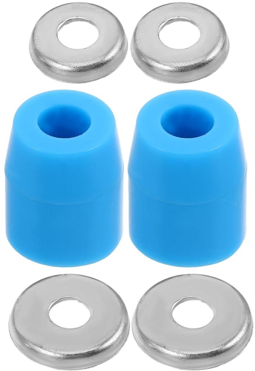 Skateboard Bussen Truck Onderdelen Verbeterde Stabiliteit PU Schokdempers Universele Compatibiliteit Hemelsblauw