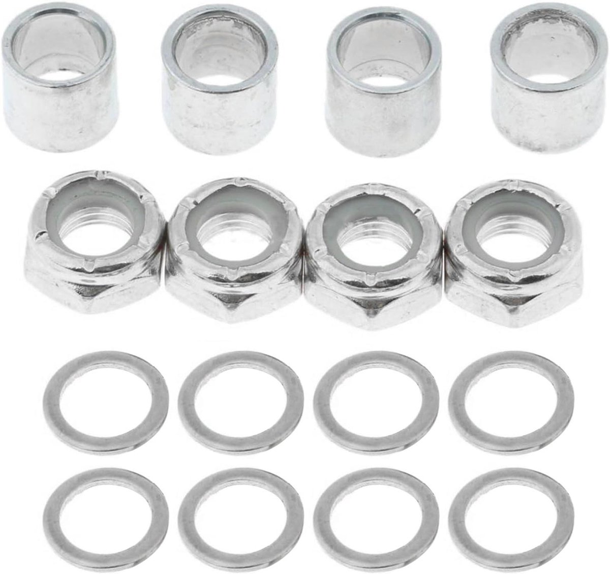 Reparatie Moer Set Skateboard Onderdelen Truck Onderhoud Verbeterde Lagerprestaties 90g Pakket