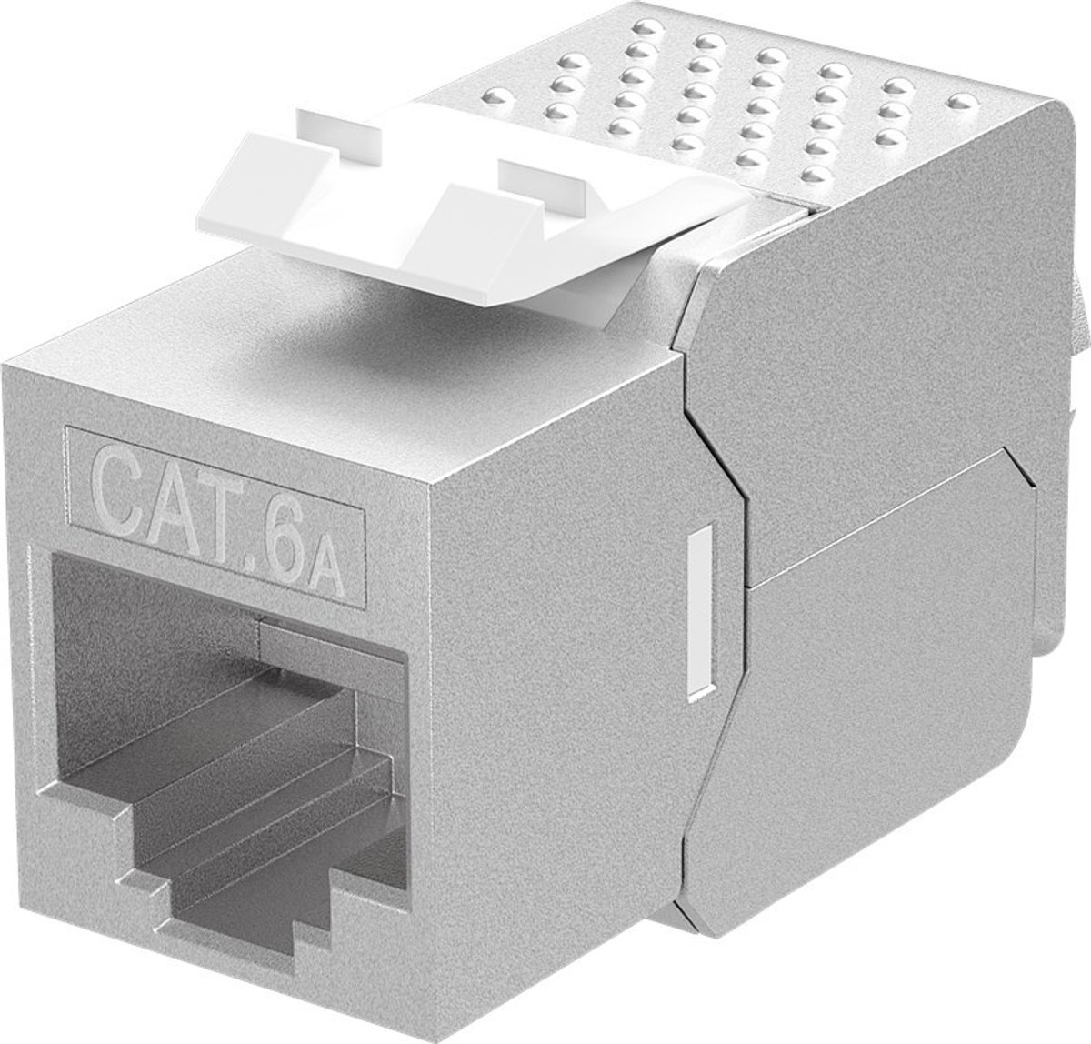 Keystone-module RJ45 CAT6A, STP, Slim-Line