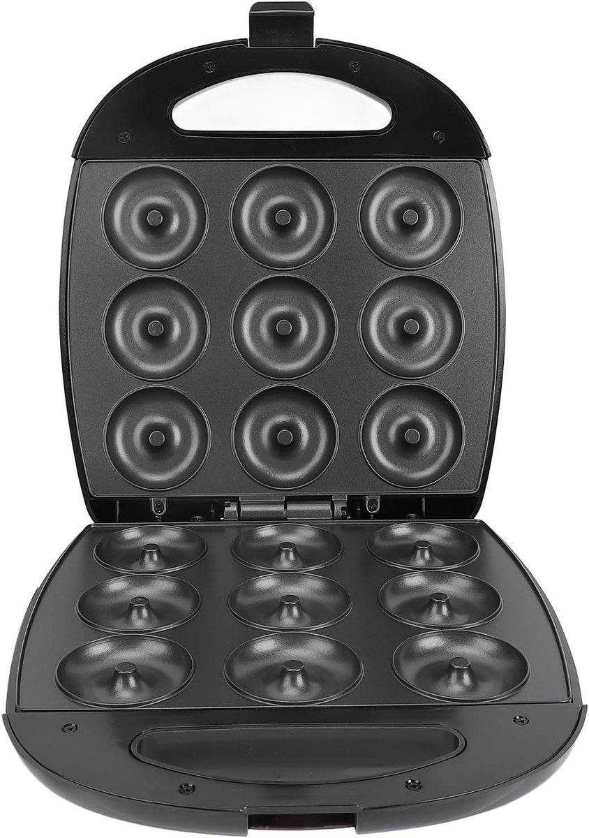 Donut Maker - Apparaat voor Gebak - Thuis Snacks Maken - 9 Gaten Anti-aanbak