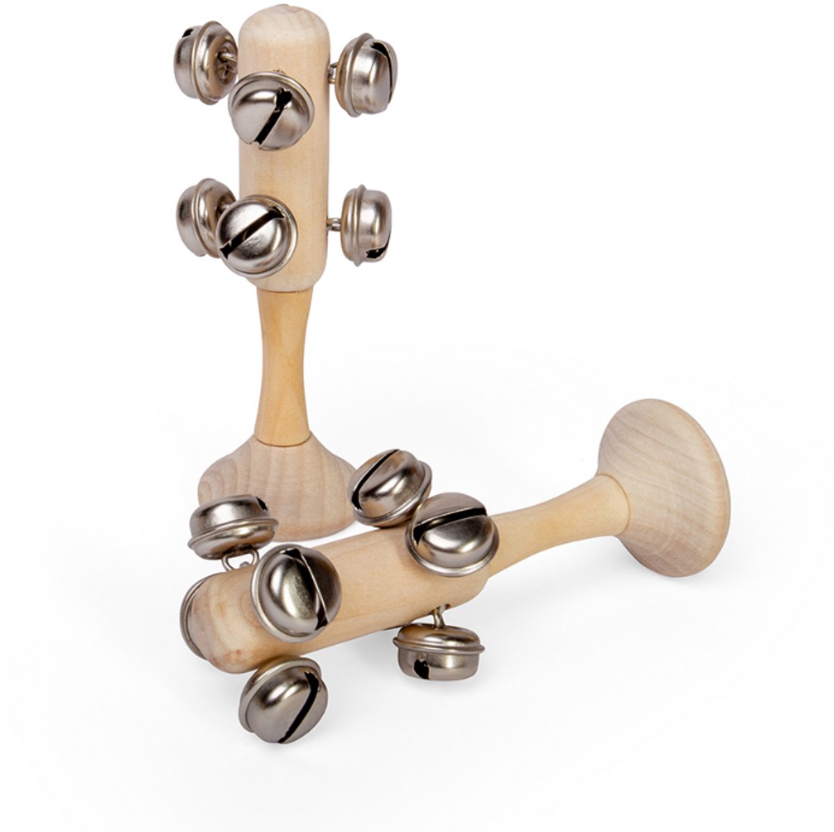 BigJigs speelgoed mini belstok natuurlijk - muziekinstrument voor kinderen.
