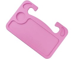 Opbergbak Stuurwiel - Eettafel Auto - Eten en Werken - Verstelbare Hoogte - 42x28 cm - Zwart