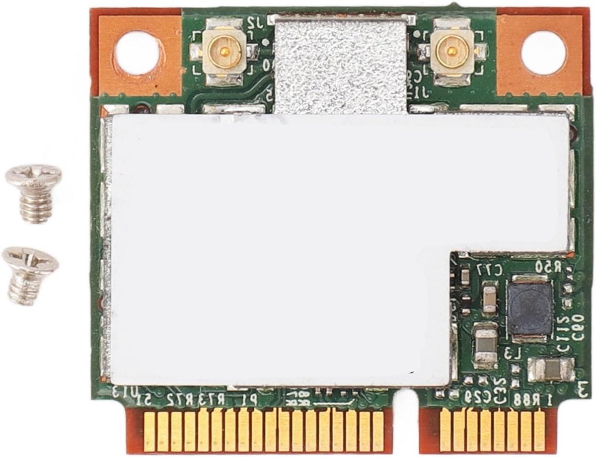 Draadloze Netwerkkaart - WiFi Bluetooth - Snelle Internetverbinding - 300 Mbps Snelheid - Mini PCIe - Groen