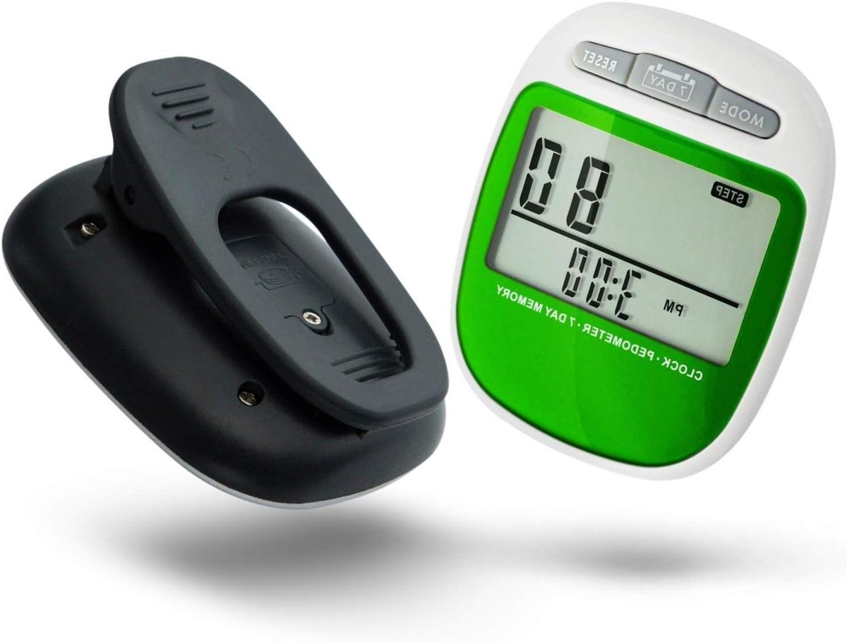 Elektronische Stappenteller - Afstandsmeting Calorie - Fitness Activiteiten - Countdown LCD Scherm - 61 x 50 x 25mm - Multicolor