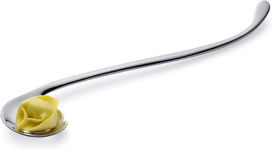 Pastatester - Spaghettitang - Pasta Koken - Vaatwasmachinebestendig - 24 cm - Zilver — afbeelding 5