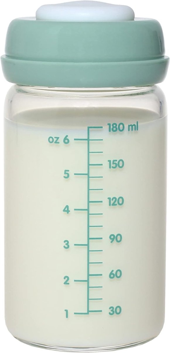 Opslagflessen Moedermelk - Glazen Flesjes - Melk Bewaren - Brede Hals Ontwerp - 4 x 180 ml - Transparant — afbeelding 5
