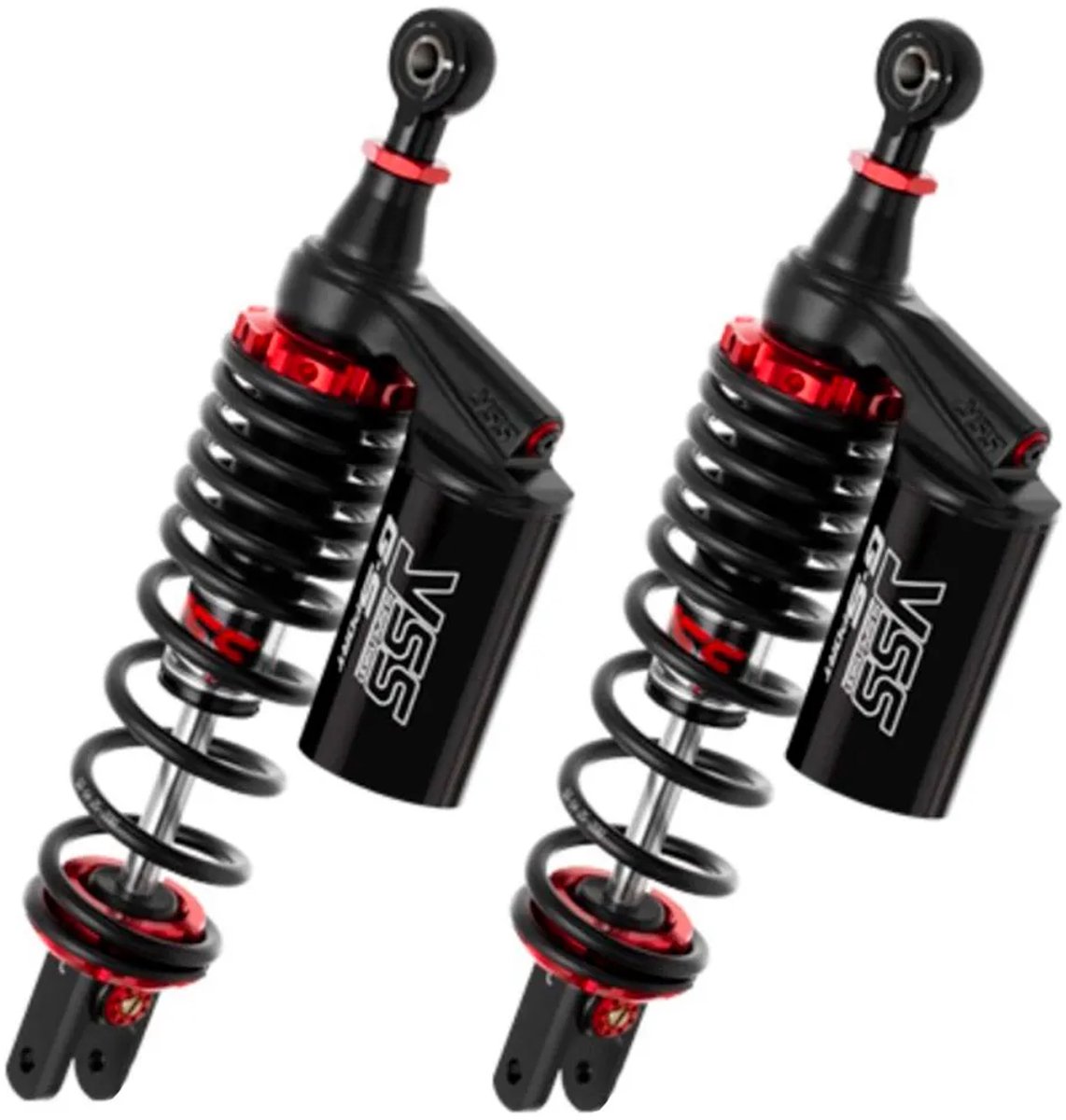 Yss Top Line Yamaha N-max 125 60402707 Set Achtervering Zilver