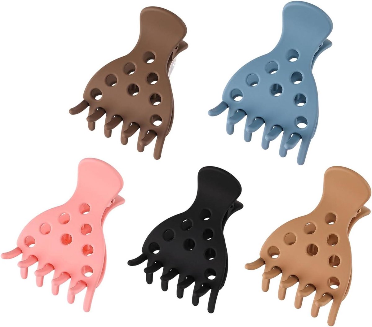 Haarclips voor volume - Krulclips wortels - Haar stylen - Zacht en huidvriendelijk - 6 stuks - Zwart