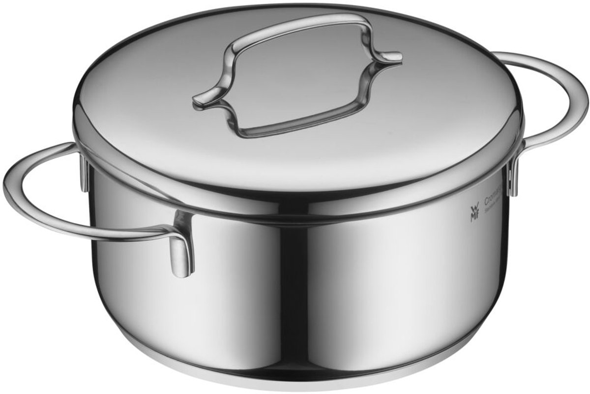 Bol.com WMF Mini - Kookpan Laag - Ø16 cm - RVS - Compact - Geschikt voor alle warmtebronnen aanbieding