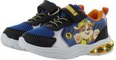 Paw Patrol - Schoenen voor jongens met lichtjes - Rubble Sneakers voor kinderen met klittenband - Lichtgevende kindersneaker - Maat 28 - Zwart