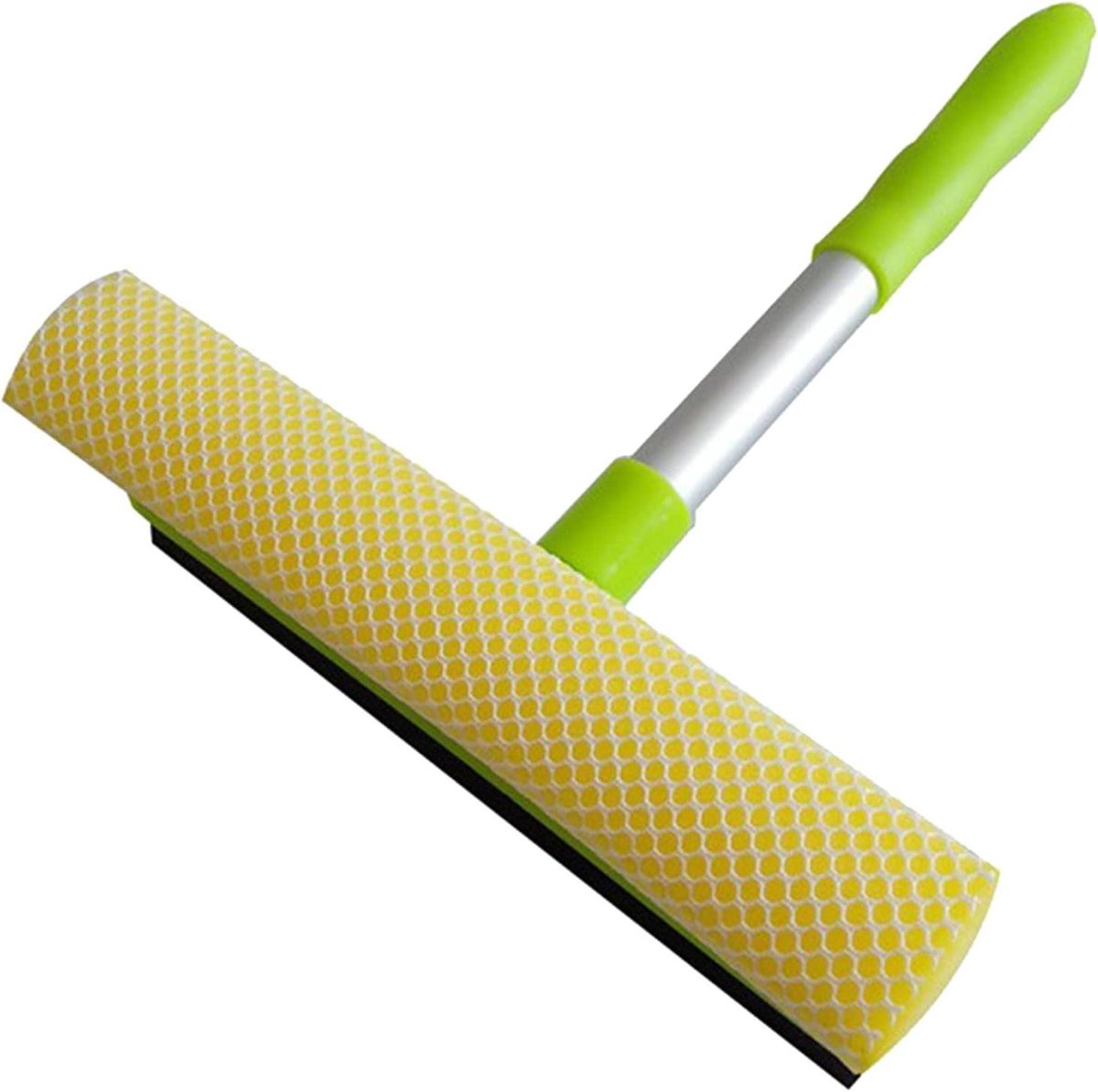Glaswisser - Ruitenreiniger - Ramen Schoonmaken - Dubbele Reiniging - 30 x 20 cm - Groen