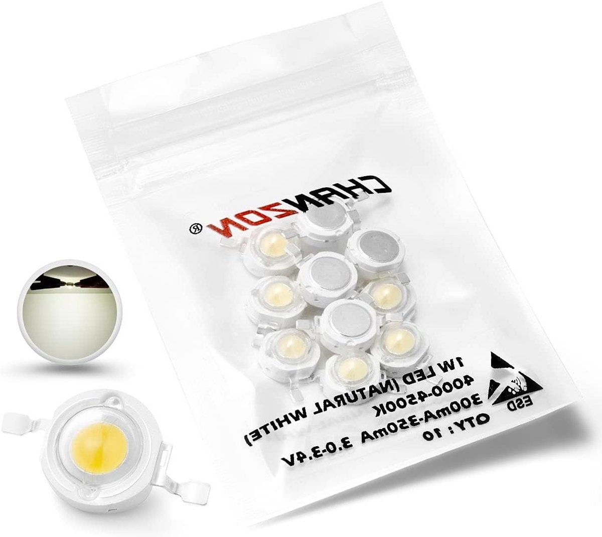 LED Lamp - Mini Bol - Energie Besparen - Energiezuinig - 10 Stuks - Warm Wit
