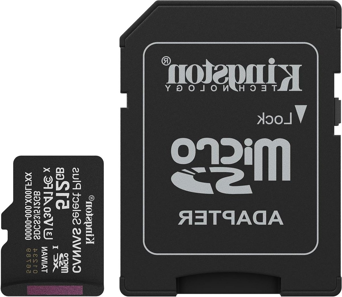 MicroSD Geheugenkaart - Opslagkaart SDXC - Opslag Uitbreiden - Snelheidsklasse A1 - 512GB - Zwart
