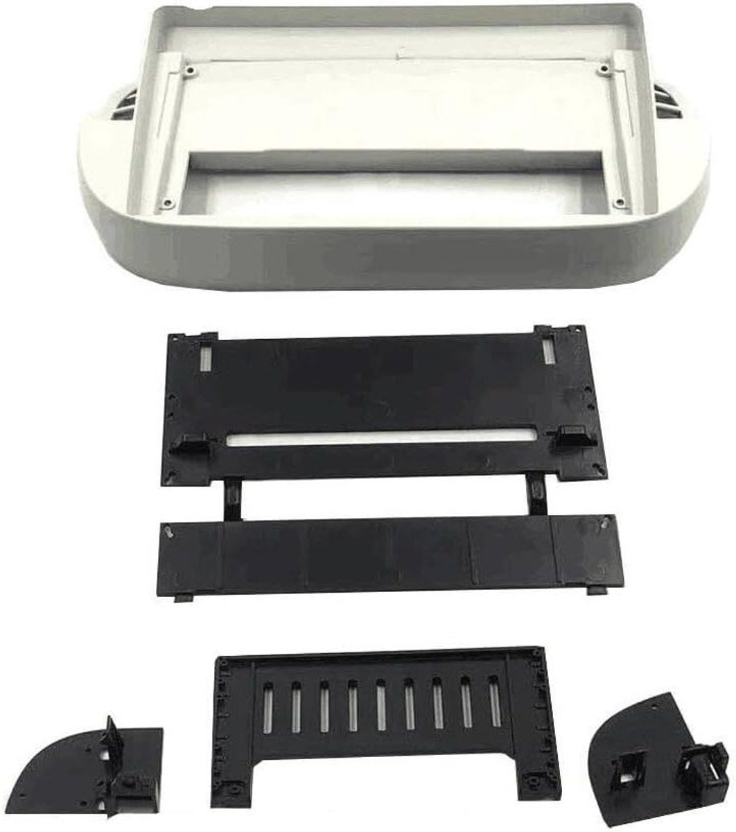Dashboard Frame - Autoradio Fascia - Auto Multimedia - Naadloze Pasvorm - 9 Inch - Wit