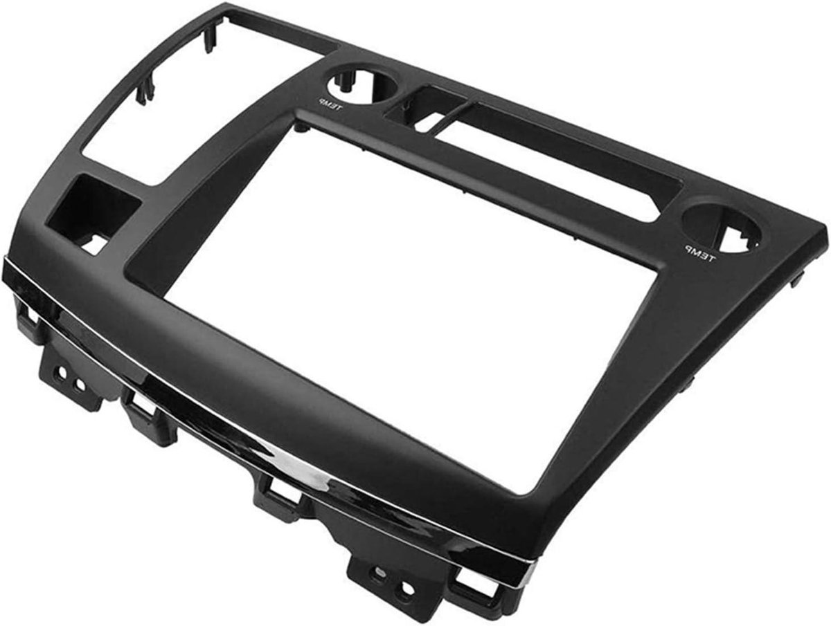 Auto Stereo Frame - Radio Paneel - Auto Interieur - Nauwkeurige Pasvorm - Dubbel Din - Zwart