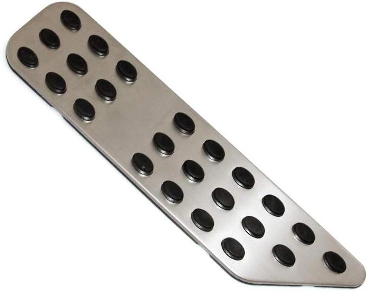 Pedaal Covers - Auto Styling - Verbeter Rijervaring - Antislip Ontwerp - One Size - Zilver