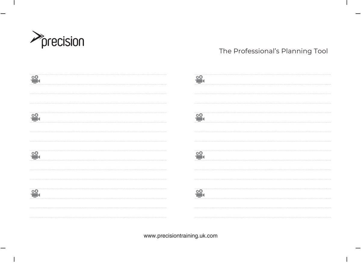 Precision Training - Notitieboek A6 - voetbal - voetbalcoach — cadeau in Boeken - foto 3