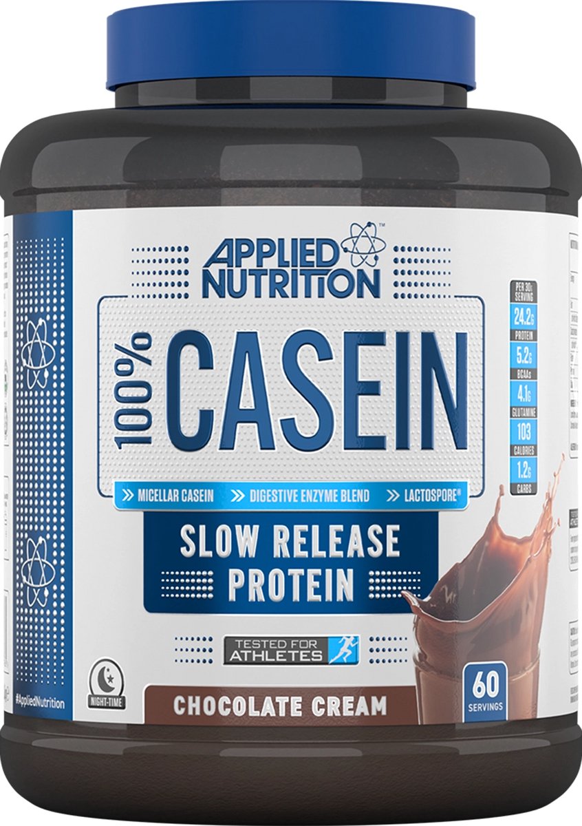 Applied Nutrition 100% Casein Protein (1800g) Chocolate Cream - Eiwitten - Caseïne