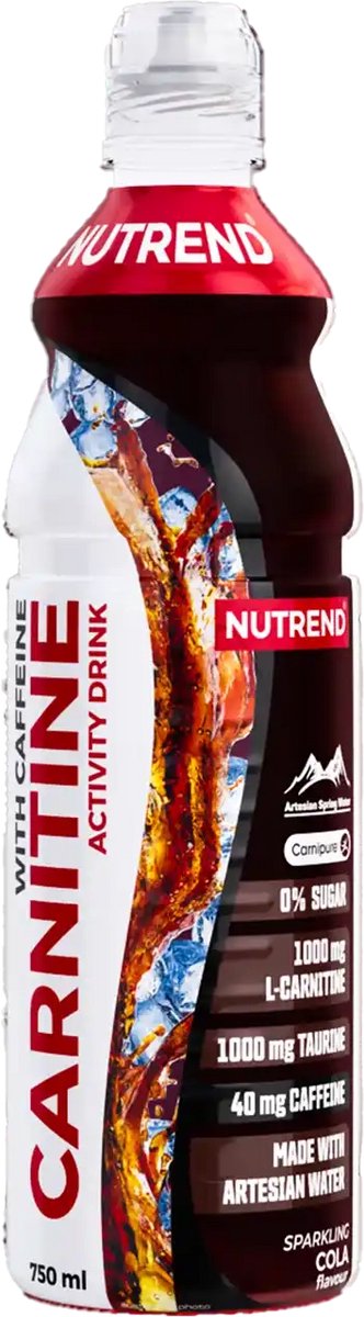 Carnitine Activity Drink with Caffeine - 8x 750 ml - Cola