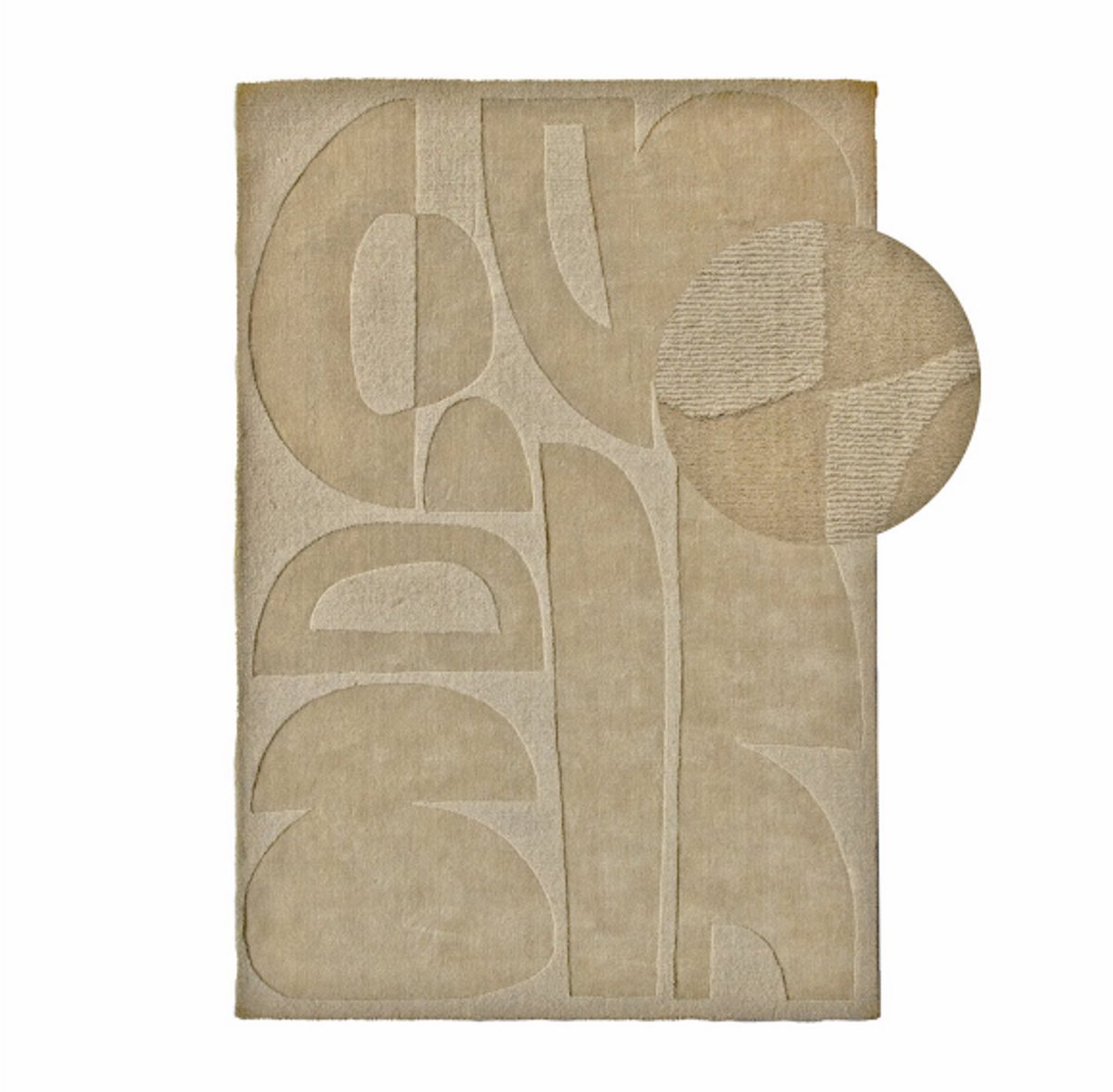 by fonQ Reform Vloerkleed - Dusty Green - Rechthoekig - 160 x 230 cm
