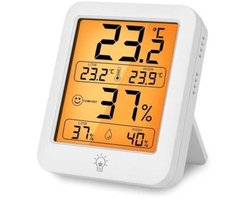 Deze 4-delige mini-thermometer en hygrometer voor binnen is een zeer nauwkeurige thermometer en hygrometer met luchtkwaliteitsindicator. Hij is geschikt voor keukens, kwekerijen, kassen, magazijnen, kantoren en andere ruimtes.