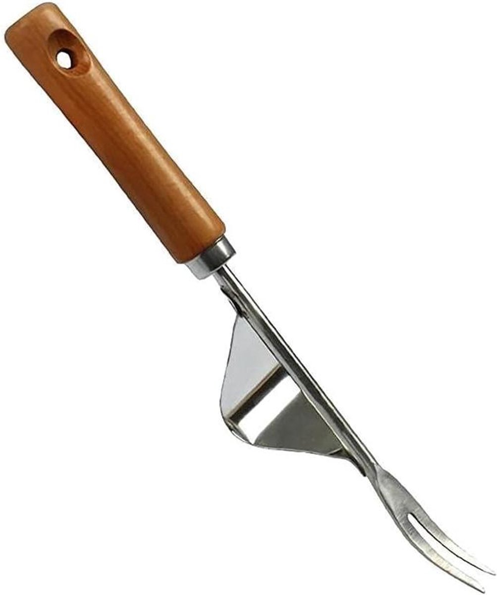 Handmatige onkruidtrekker - Tuingereedschap onkruid - Gemakkelijk wieden - Diepe wortelverwijdering - 34 cm - Zilver