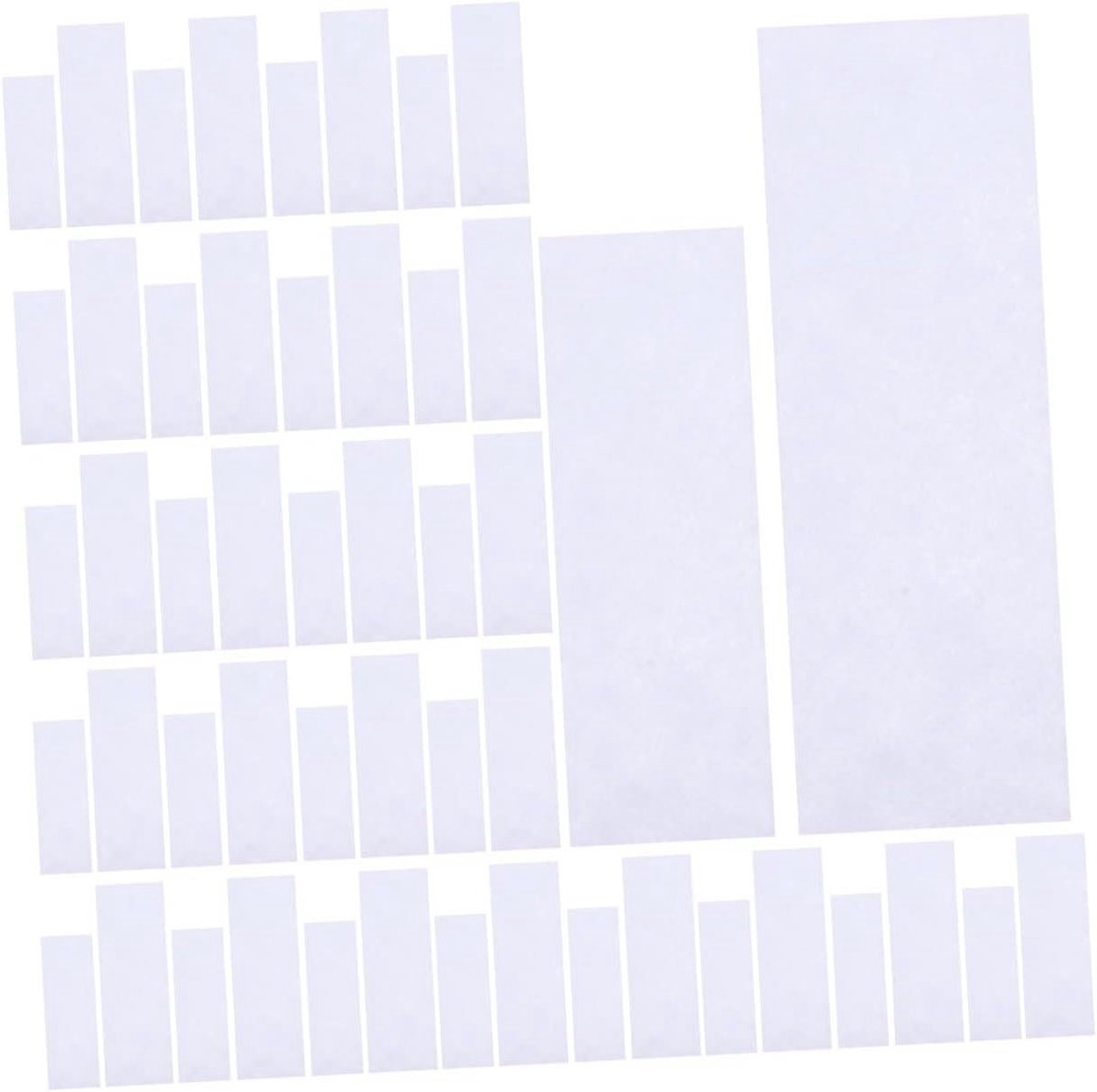Vetvrij Papier - Ontharingsstrips - Ontharen Lichaam - Niet-geweven Stof - 400 Stuks - Wit