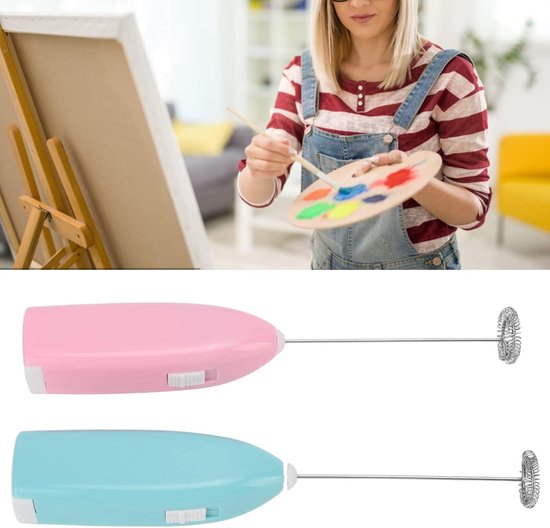 Mini handmixer - Drank mixer - Dranken mengen - Draadloos op batterijen - 23 x 6 x 5 cm - Zilver van MINI — afbeelding 2
