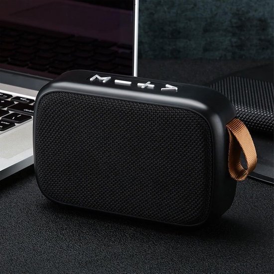 Draagbare Mini BT-Luidspreker - Draagband + Helder Geluid + MicroSD/FM - Draagbare Speaker / Bluetooth Audio / Festieve Speaker - Ideaal voor Thuis, Reizen, Feest & Mobiele Entertainment van Merkloos — afbeelding 2