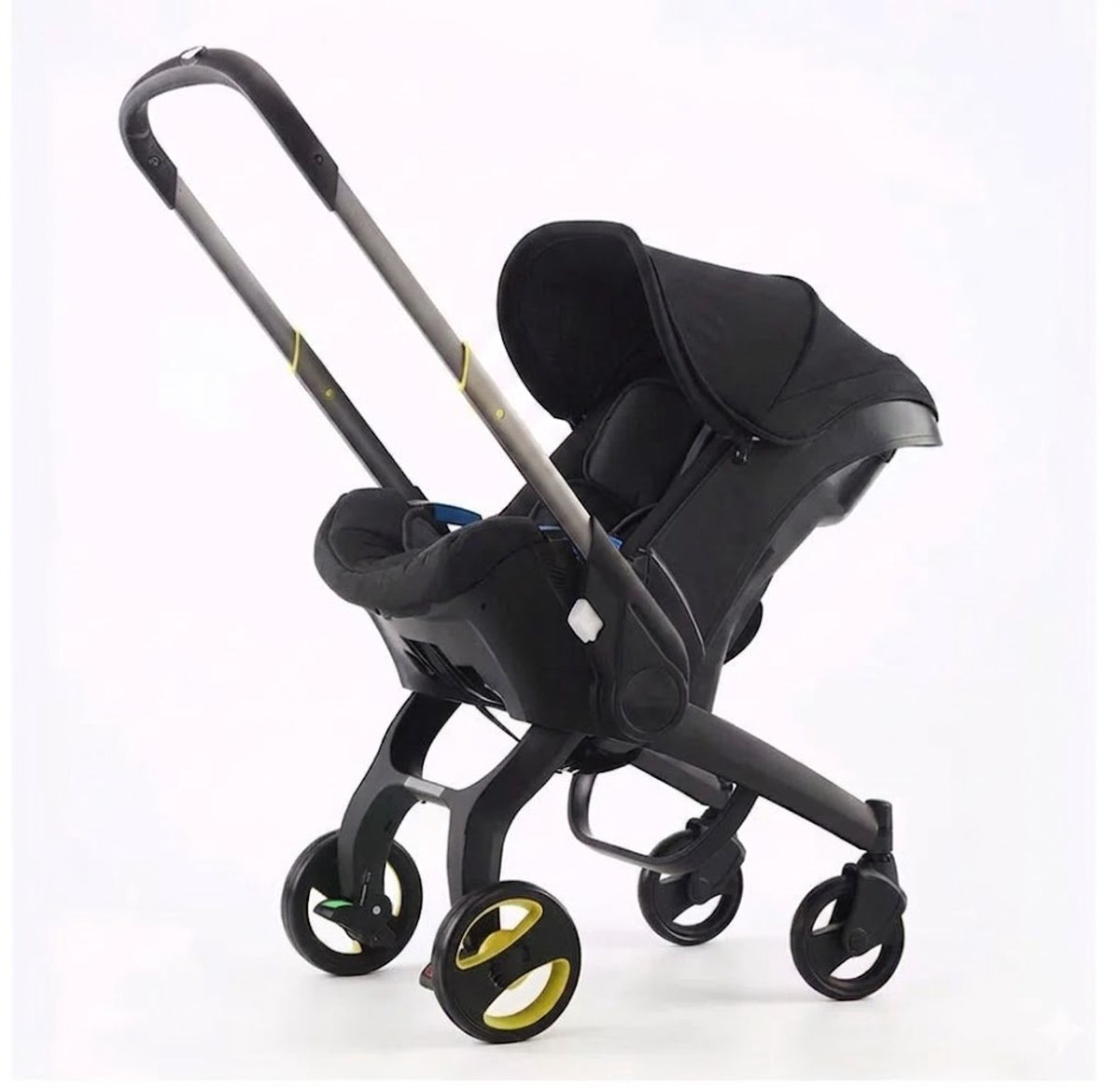 LUMÉ STORE Kinderwagen - Buggy - Maxi Cosi - Wandelwagen - Reiswagen - Babywagen - Autostoel - All-Terrain - Opvouwbaar - Zwart