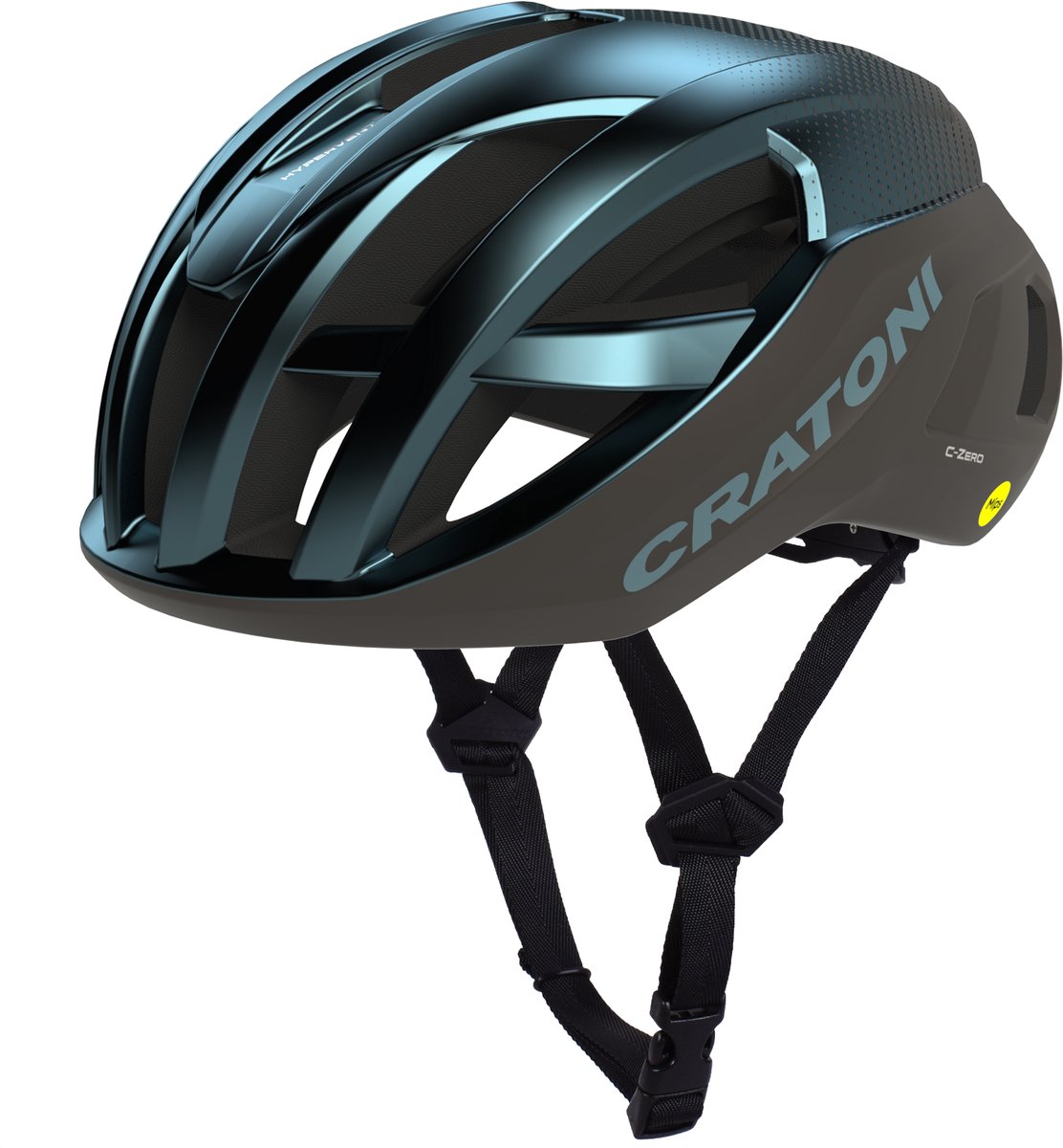 Helm Cratoni Czero Mips Blauw/zwart Glanzend Mat - M/L (56-58cm)