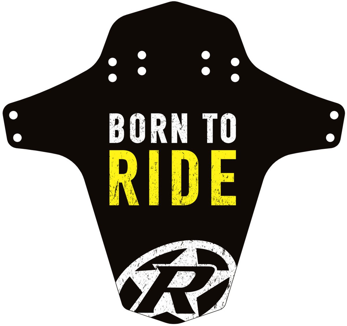 Reverse Mudfender Born To Ride Black-yellow - UNI