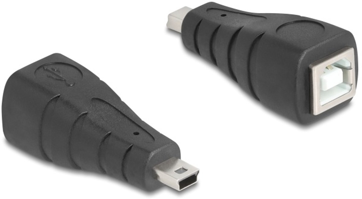 Delock USB 2.0 Adapter Mini USB 5 pin male to USB Type-B female