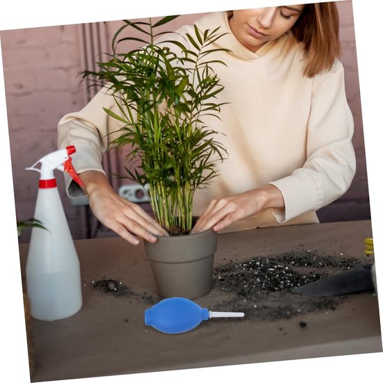 Tuin Gereedschapset - Planten Hulpmiddelen - Bodem Bewerken - Miniatuur Formaat - 12 cm Lengte - Blauw — afbeelding 5