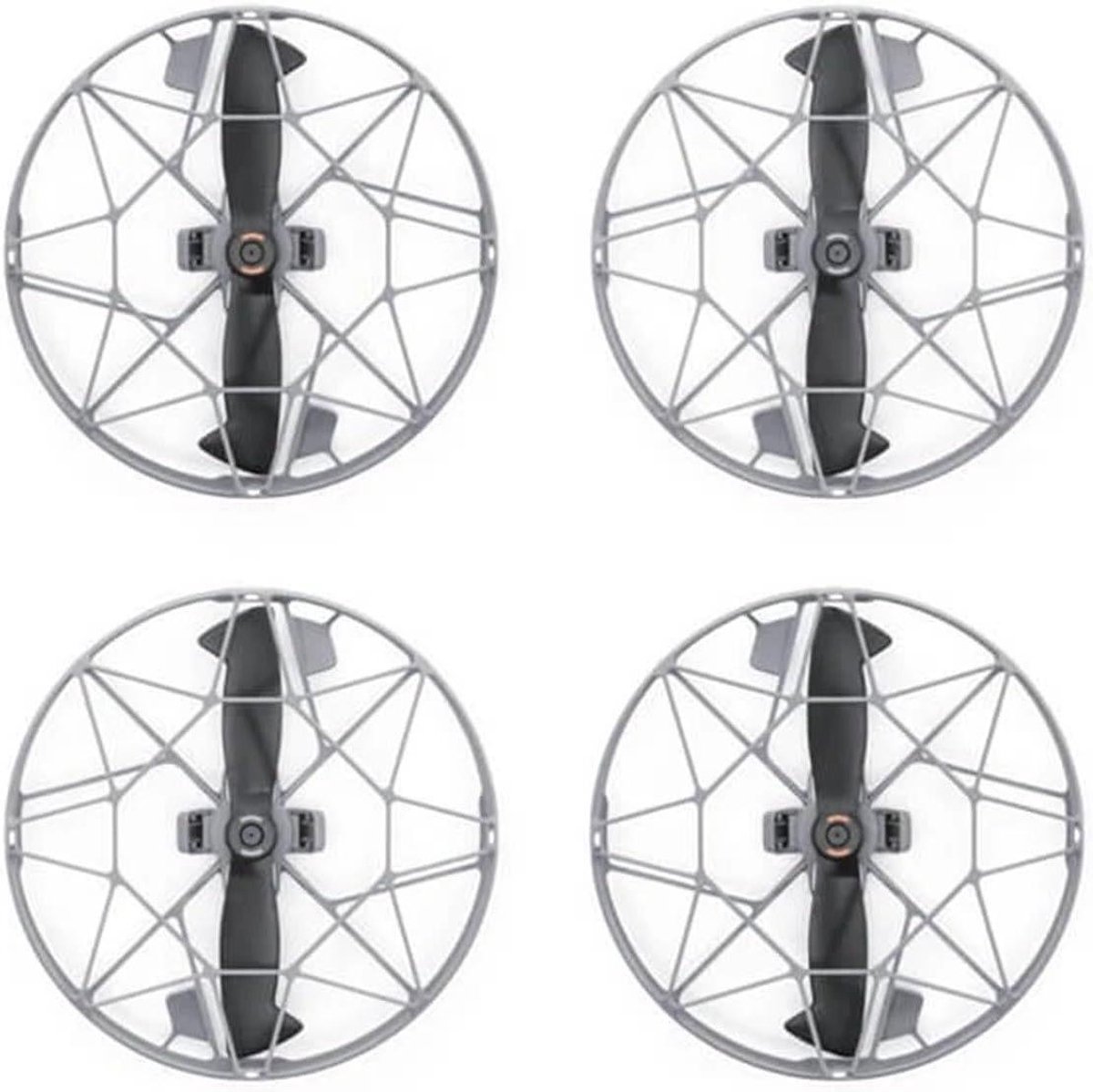 Propellerbeschermer - Drone Accessoires - Veiliger Vliegen - 360° Bescherming - Set van 4 - Zwart