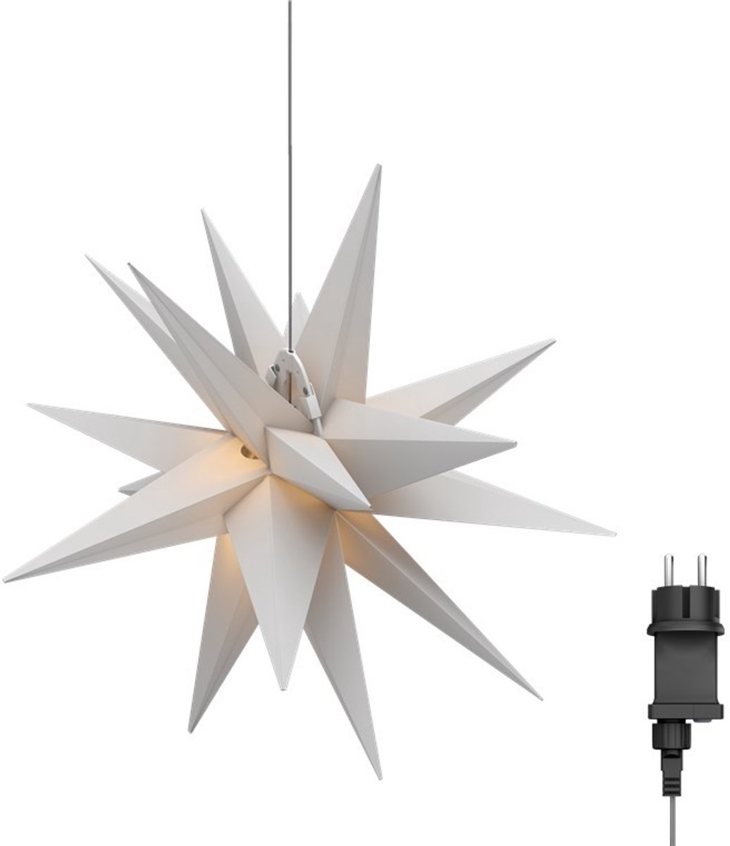 Goobay LED Christmas Star 3D, Ø 56 cm, 4.5 V outdoor transformer