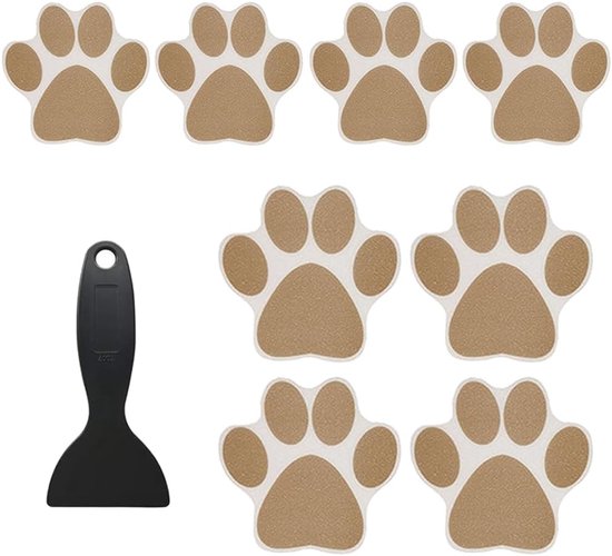 Badstickers Antislip - Veiligheid Stickers - Veilige Douche - Milieuvriendelijk PEVA - 8 en 11 cm - Blauw Paars Bruin — afbeelding 5