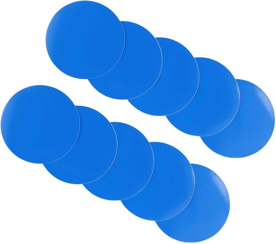 Reparatieset Zwembad - PVC Pleisters - Waterdicht Maken - Zelfklevend - Diverse Vormen - Blauw — afbeelding 3