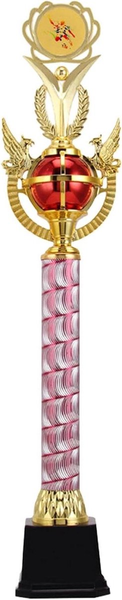 Trofee Beker - Winnaars Prijs - Wedstrijden Bekronen - Glanzend Oppervlak - 565 Cm - Goudkleurig