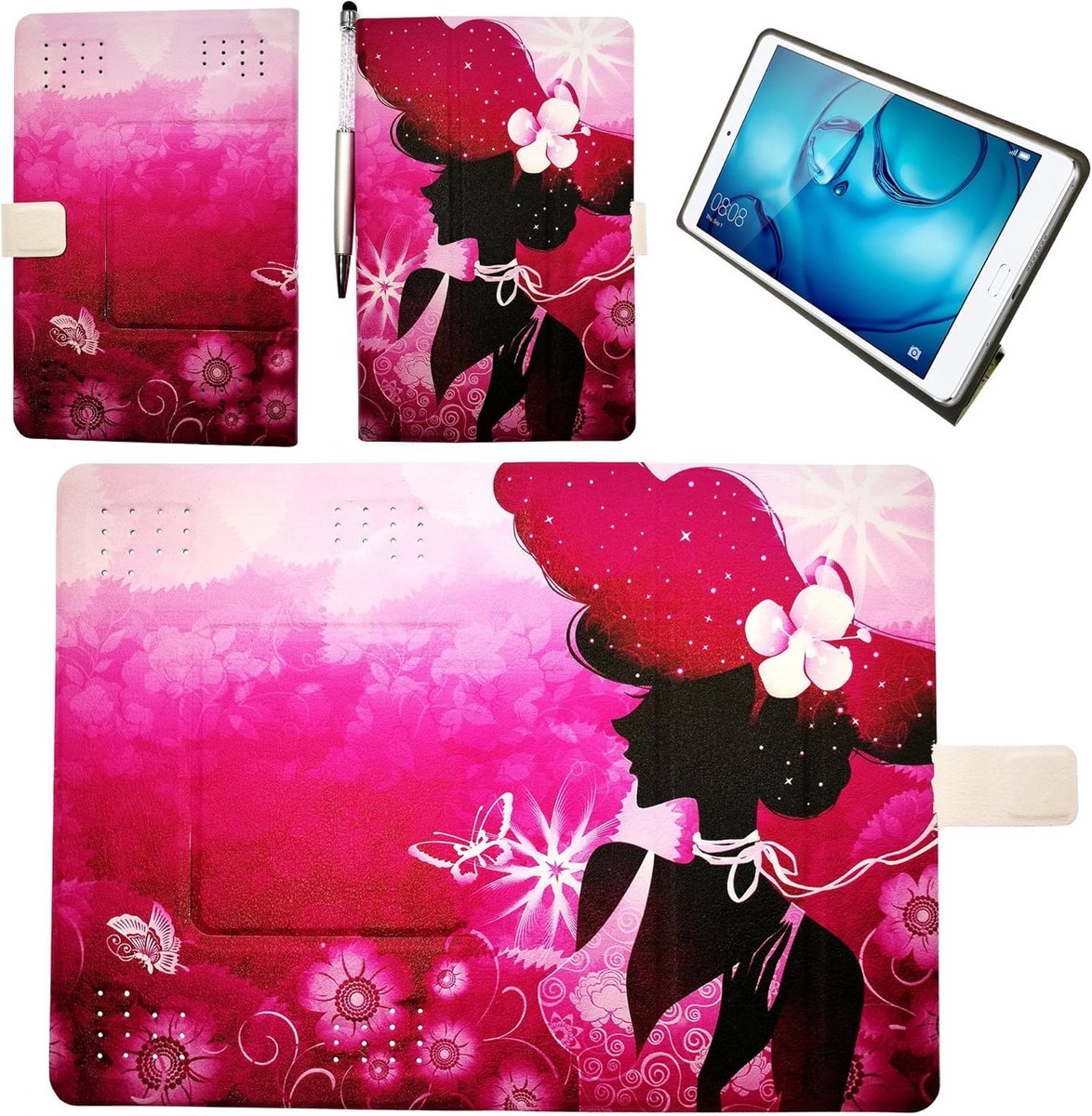Tablethoes Beschermhoes - Tablet Cover - Dagelijks Gebruik - Ingebouwde Standaard - SN