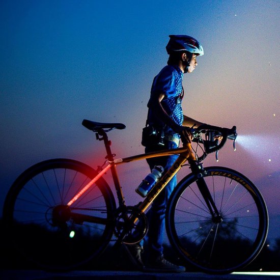 Fietswiel Verlichting - Spaakverlichting LED - Zichtbaarheid Verhogen - Waterdicht Stofdicht - 35 LEDs per strip - Multicolor — afbeelding 2