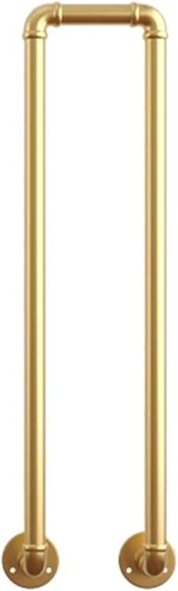 Trapleuning Ondersteuning - Baluster Kolom - Buiten Trap Decoratie - Verstelbare Hoekbeugel - 65cm Hoog - Goud