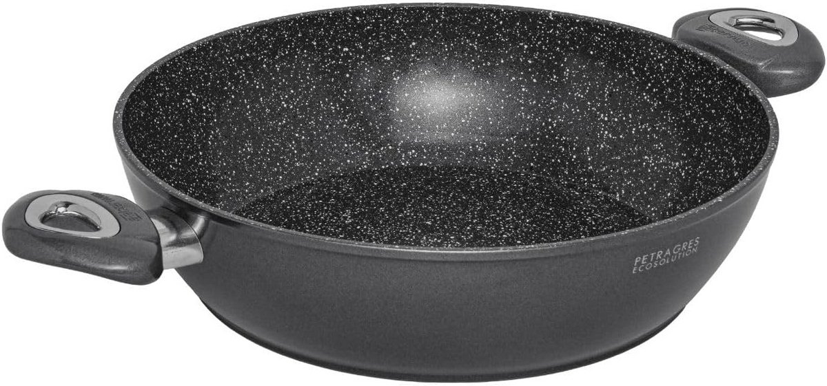 24 cm Koekenpan met PFAS-vrije Antiaanbaklaag - Geschikt voor Alle Warmtebronnen, Inclusief Inductie